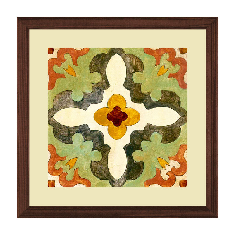 3 Piece Moroccan Floral Wall Art Set - Vintage Elegance