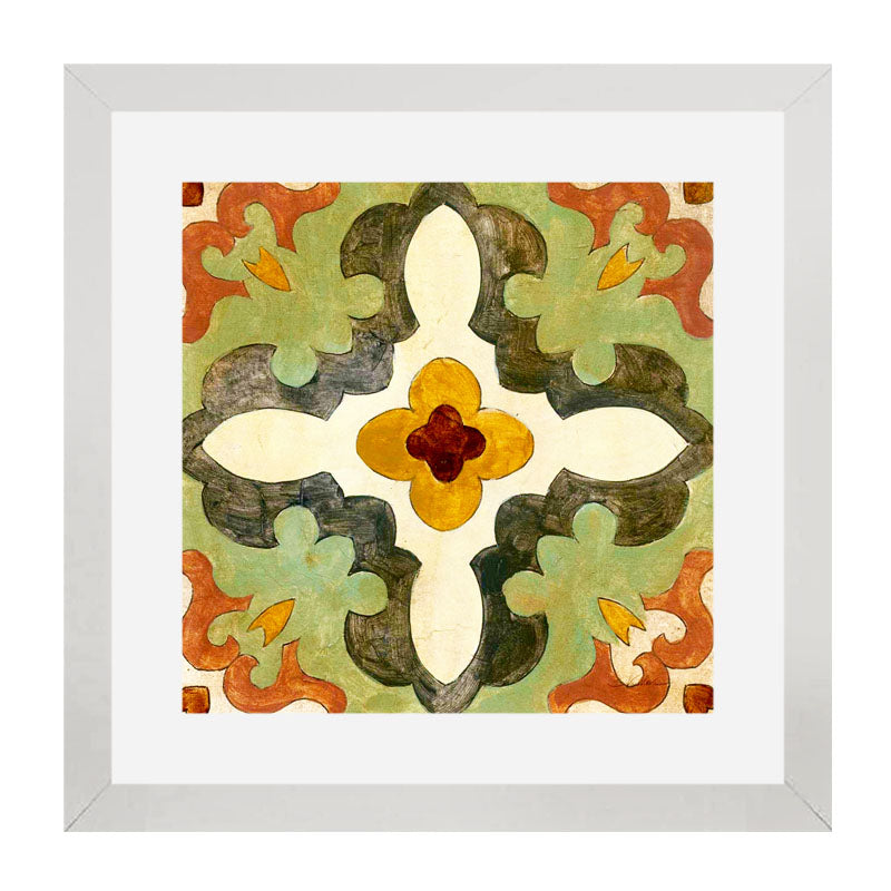 3 Piece Moroccan Floral Wall Art Set - Vintage Elegance