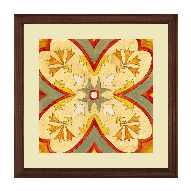 3 Piece Moroccan Floral Wall Art Set - Vintage Elegance