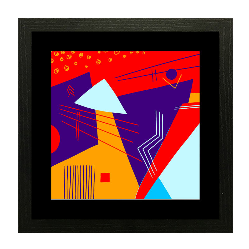Set of 3 Bauhaus Wall Frames - Medieval Modern Art