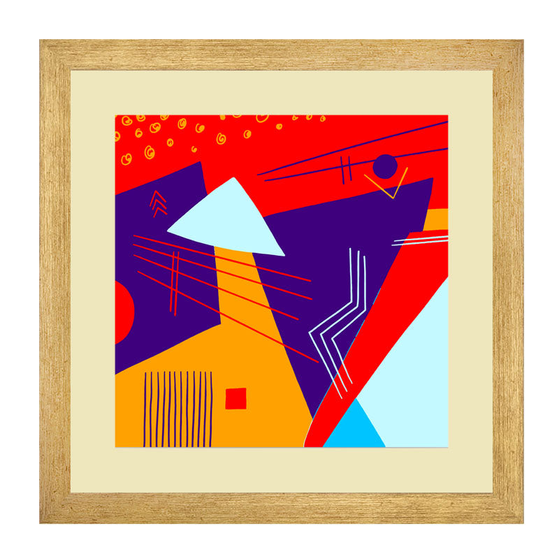Set of 3 Bauhaus Wall Frames - Medieval Modern Art