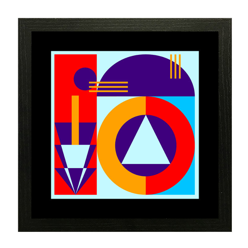 Set of 3 Bauhaus Wall Frames - Medieval Modern Art