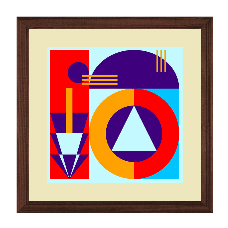 Set of 3 Bauhaus Wall Frames - Medieval Modern Art