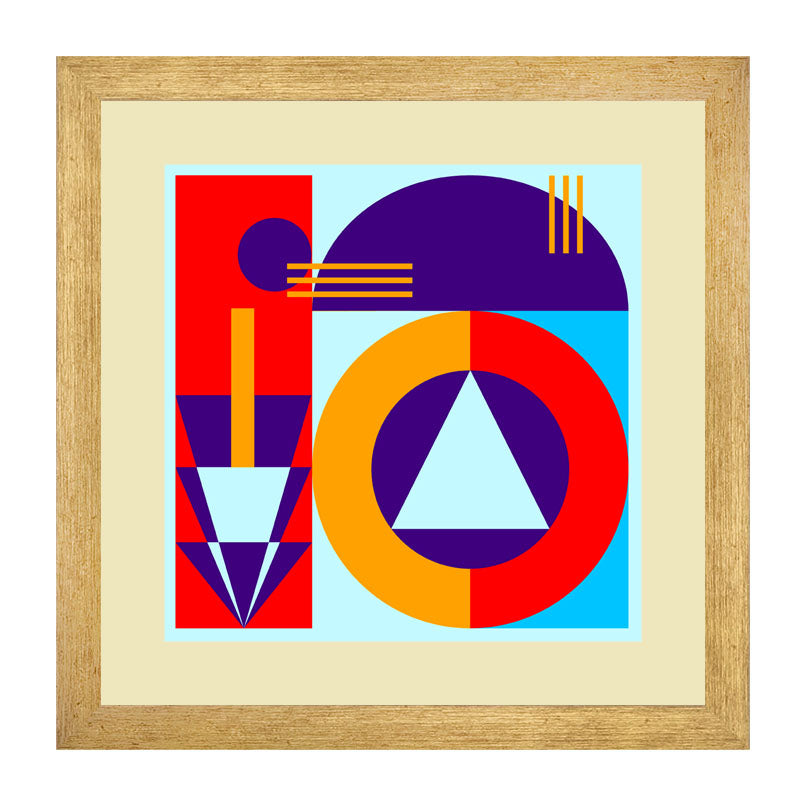 Set of 3 Bauhaus Wall Frames - Medieval Modern Art