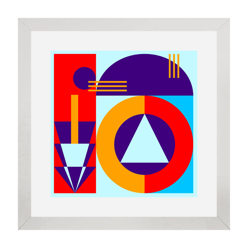 Set of 3 Bauhaus Wall Frames - Medieval Modern Art