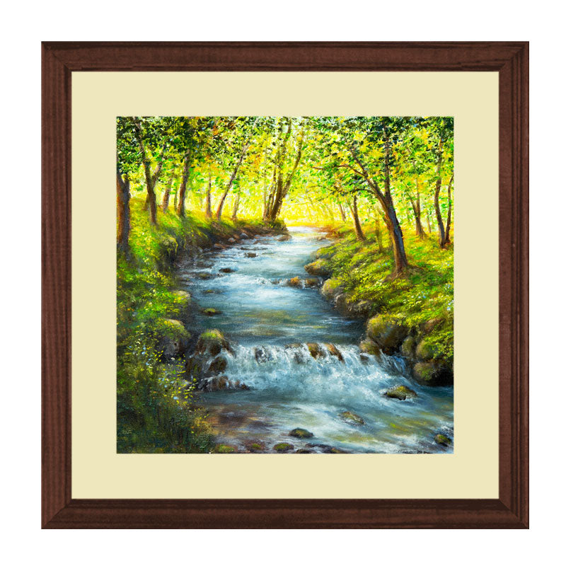 Set of 2 Lake Scenery Wall Art - Serene Nature Views