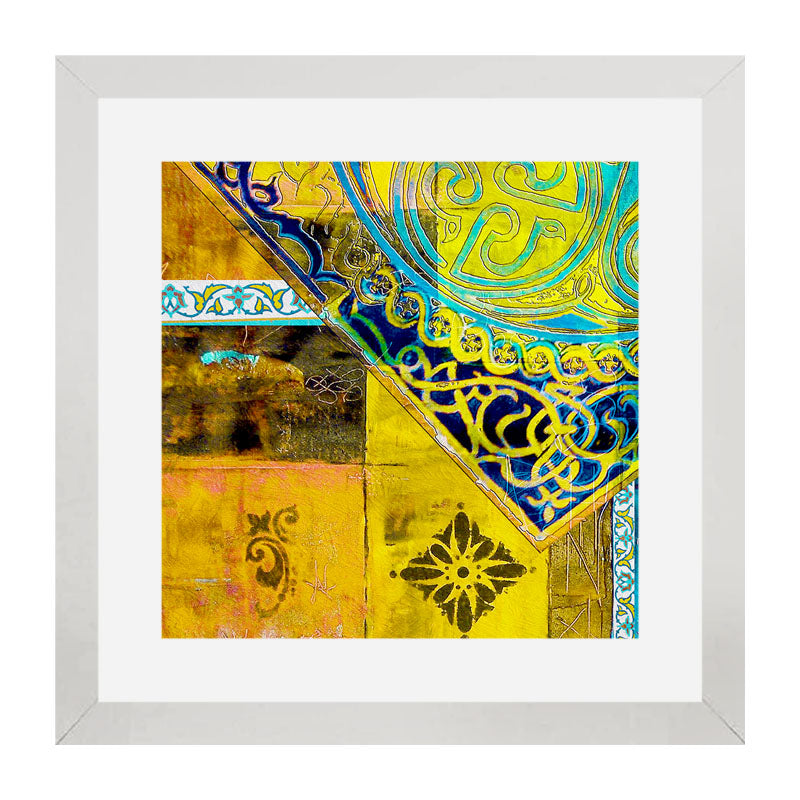 Set of 2 Persian Motif Framed Art - Traditional Heritage Design