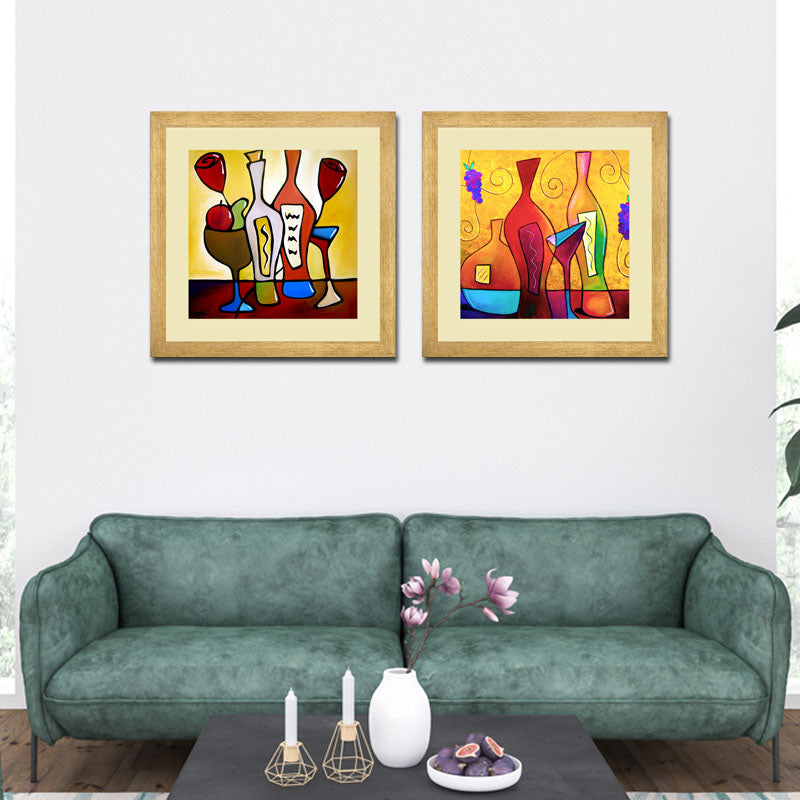 Set of 2 Still Life Wall Frames - Elegant Everyday Scenes