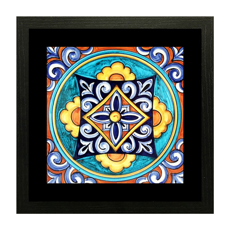 Set of 4 Moroccan Mandala Wall Frames - Bohemian Mandala Art