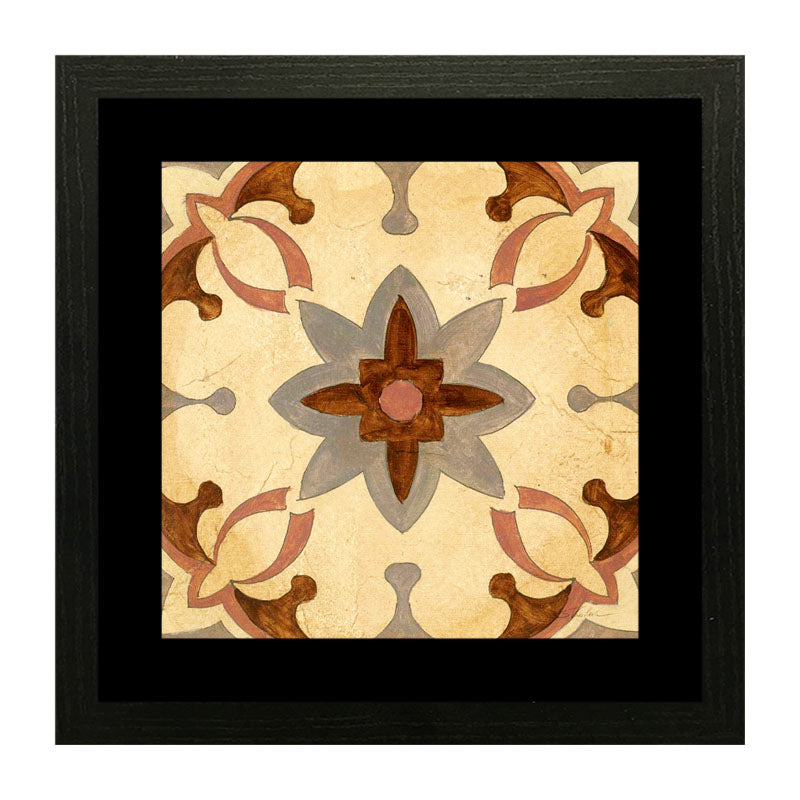 Set of 4 Colorful Mandala Motifs Framed Art - Vibrant Mandala Design