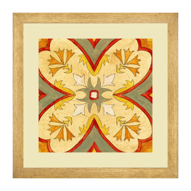 Set of 4 Colorful Floral Mandala Wall Frames - Vibrant Mandala Art