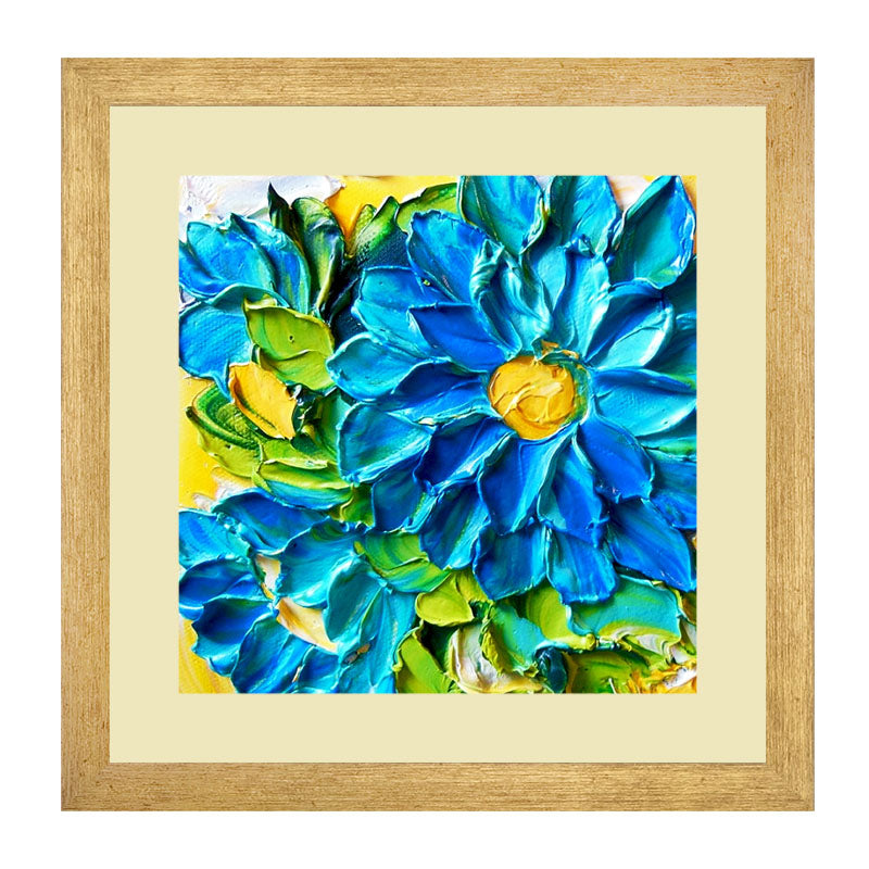 3 Piece Color Burst Floral Wall Frames - Vibrant Bloom