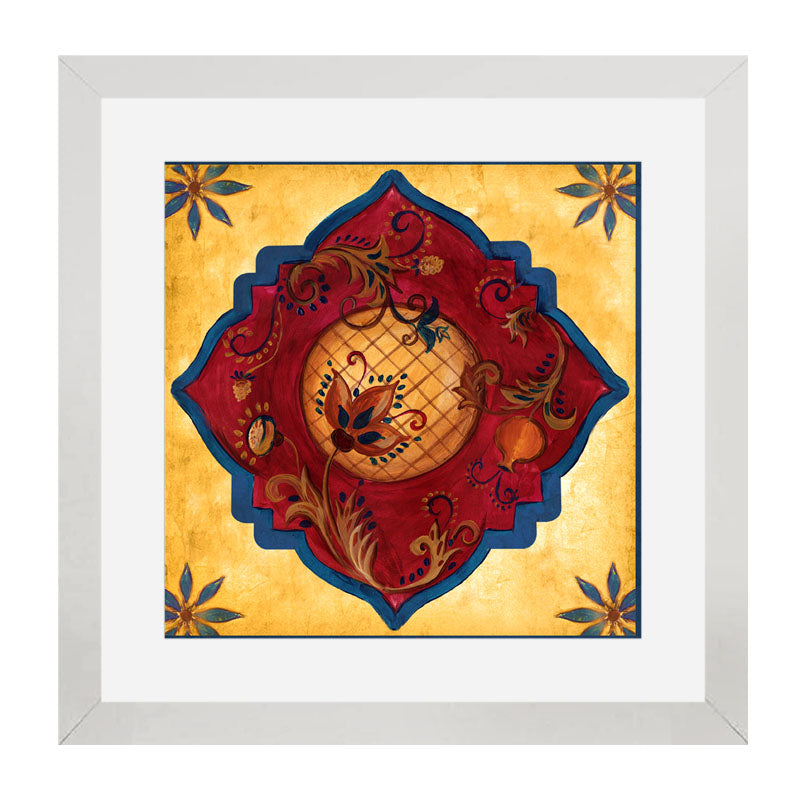 Set of 3 Ornamental Motif Wall Frames - Ethnic Decorative