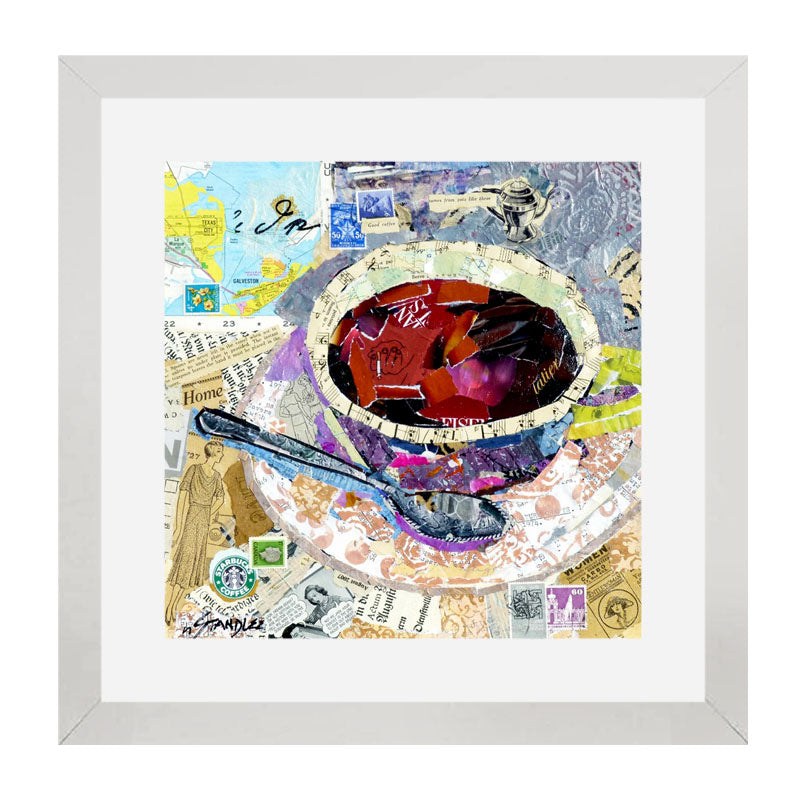Set of 3 Coffee Cup Abstract Wall Frames – Modern Café Vibe