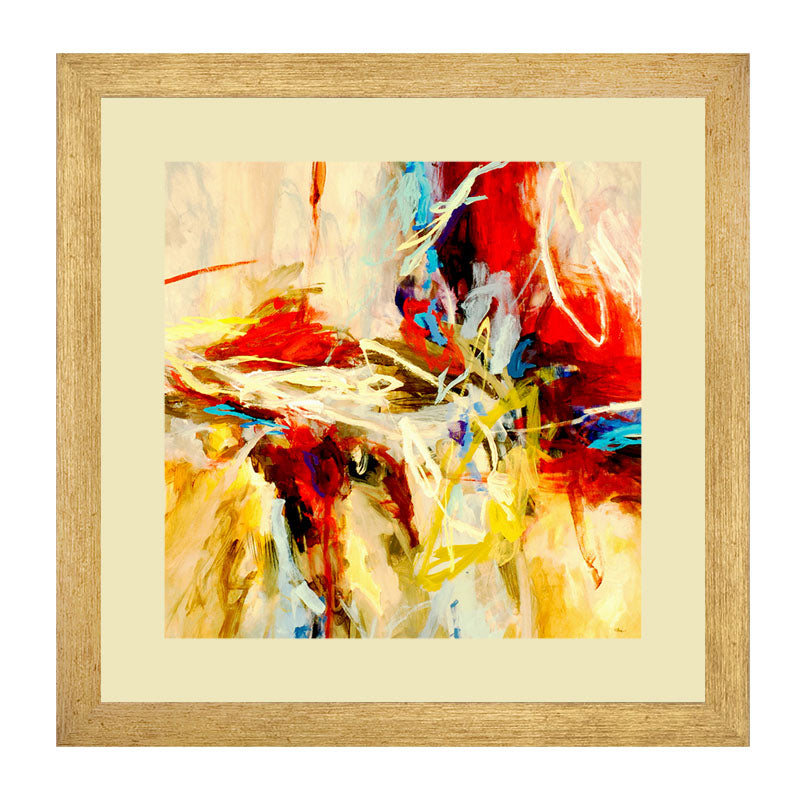 Set of 3 Abstract Wall Frames – Vibrant Abstract Wall Art