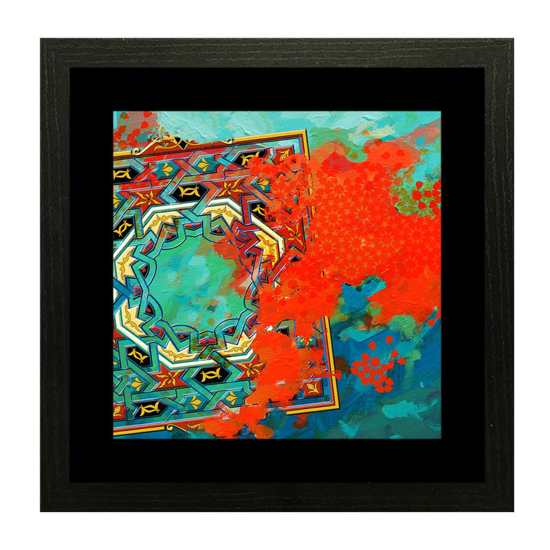 Set of 3 Electric Abstract Wall Frames – Vibrant Modern