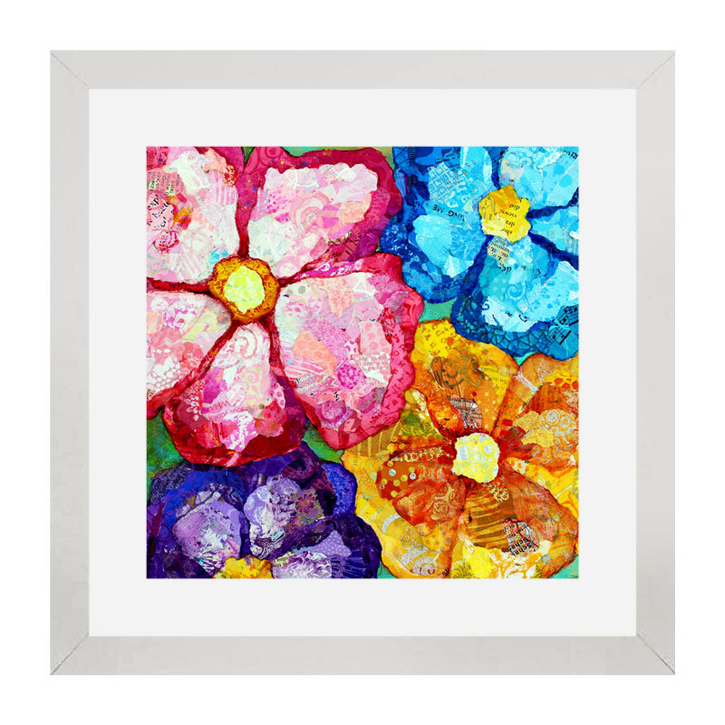 2 Piece Mixed Pop Wall Art Set – Bold & Bright Abstract Collage
