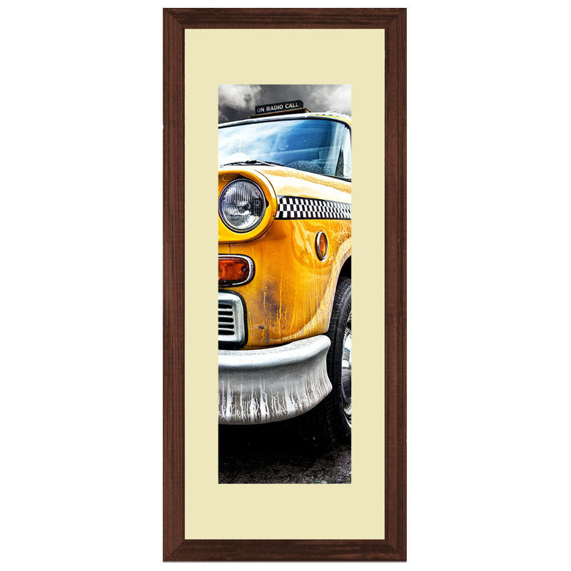 Set of 2 Retro Drive Wall Frame Set – Classic Car Close-Up