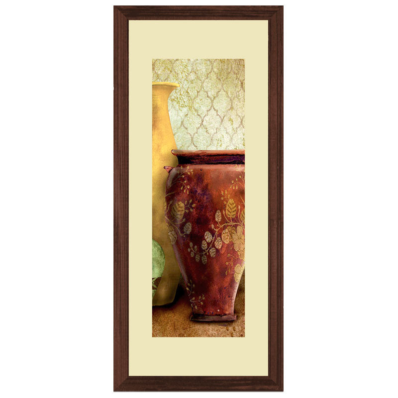 Set of 2 Terracotta Touch Wall Art Frame Set – Earthy Vases