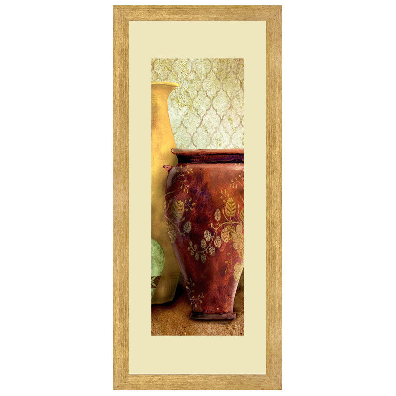 Set of 2 Terracotta Touch Wall Art Frame Set – Earthy Vases