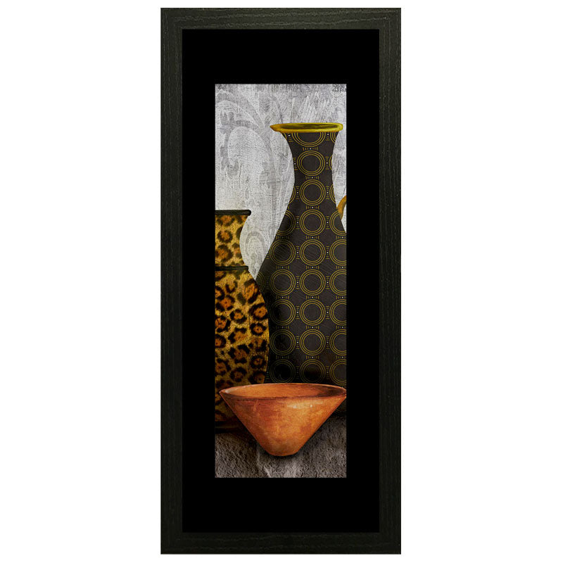 Set of 2 Earthen Mood Wall Frame Set – Clay Pots & Texture