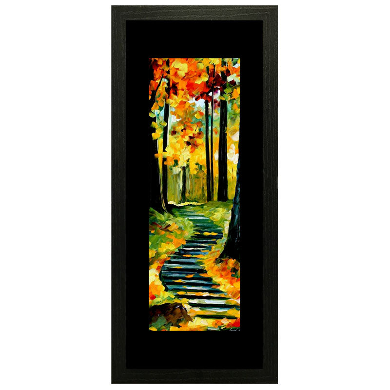 3 Piece Nature Trail Wall Frame Set – Vibrant Pathway