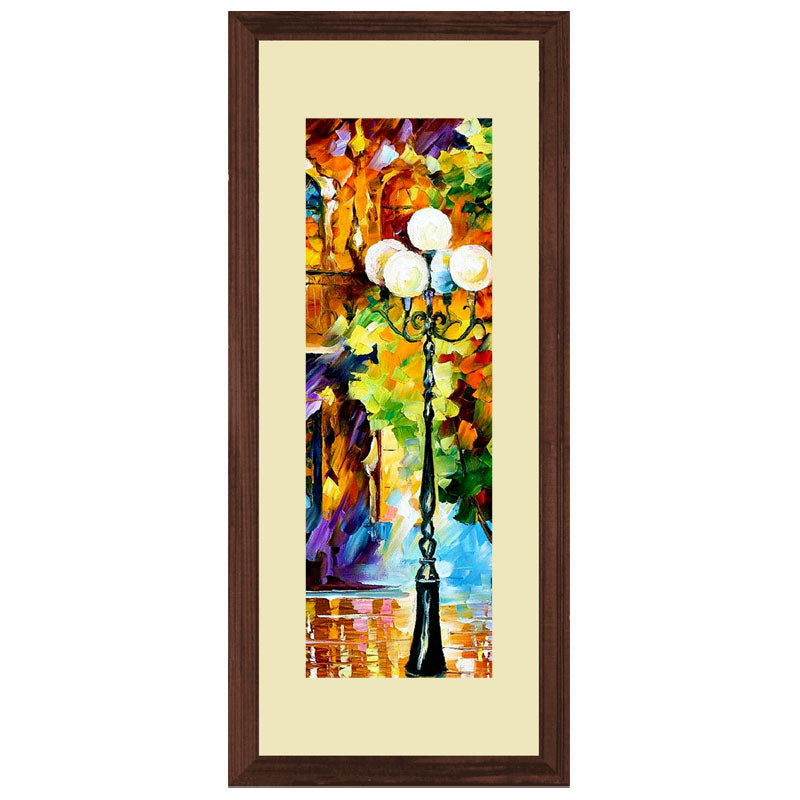 Set of 3 Abstract Carnival Wall Frame Set – Vivid Festival Colors
