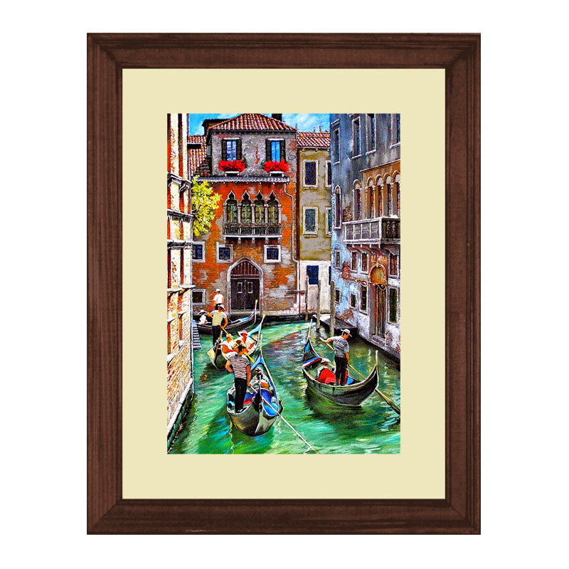 2 Piece Venice Street View Wall Frames – European Architecture
