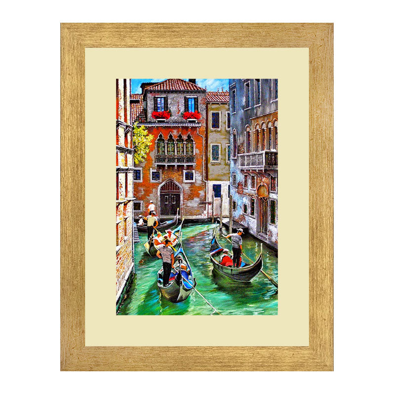 2 Piece Venice Street View Wall Frames – European Architecture