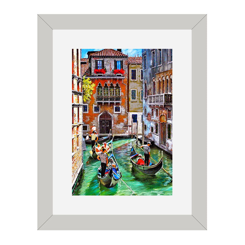 2 Piece Venice Street View Wall Frames – European Architecture