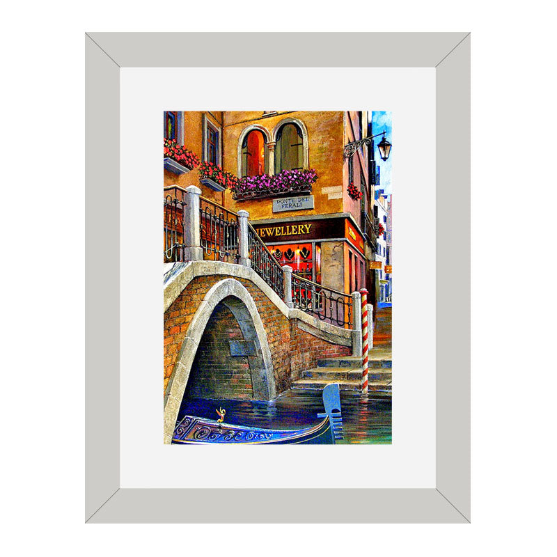 2 Piece Venice Street View Wall Frames – European Architecture