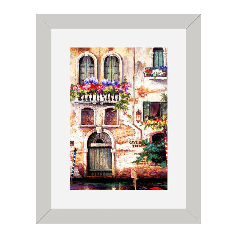 2 Piece Venice Street View Wall Frames – European Architecture