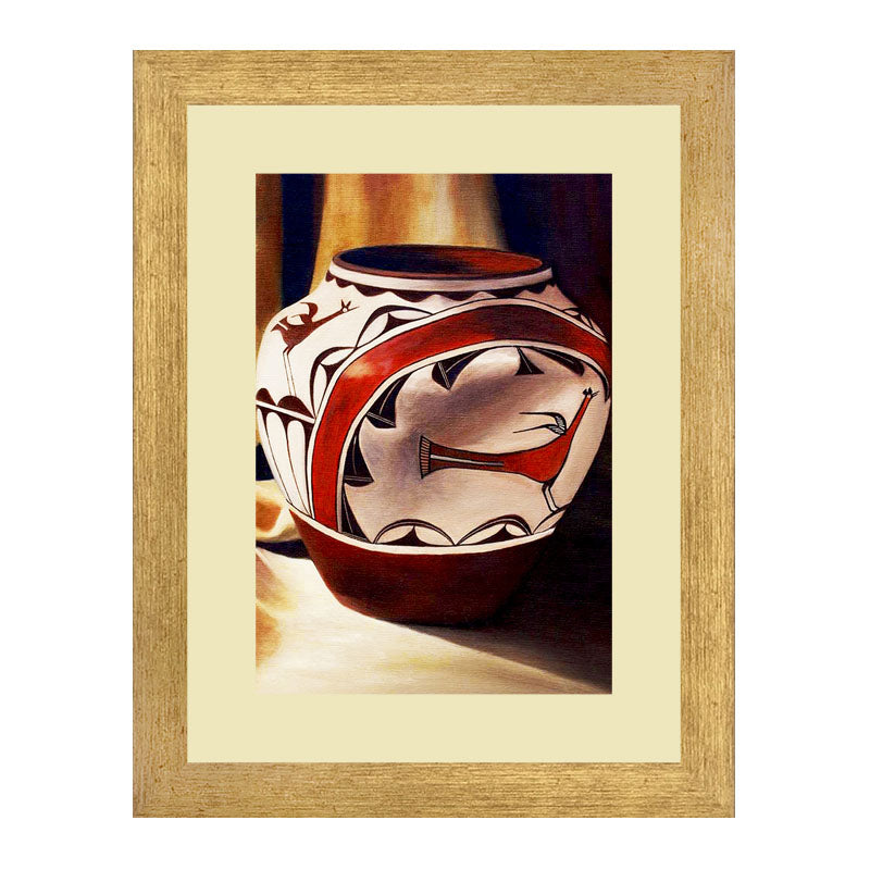 Set of 2 Artisan Pottery Wall Frames – Ceramic Jug & Bowl