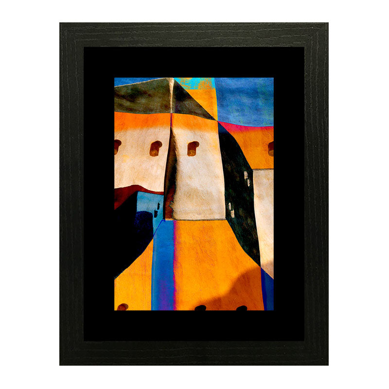 Set of 2 Colorblock Canvas Wall Frames – Bold Artistic Patterns