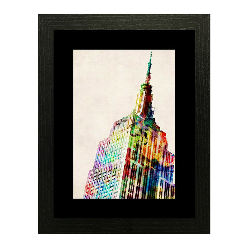 Set of 2 Urban Icons Wall Frames – NYC Chrysler & Rome Architecture