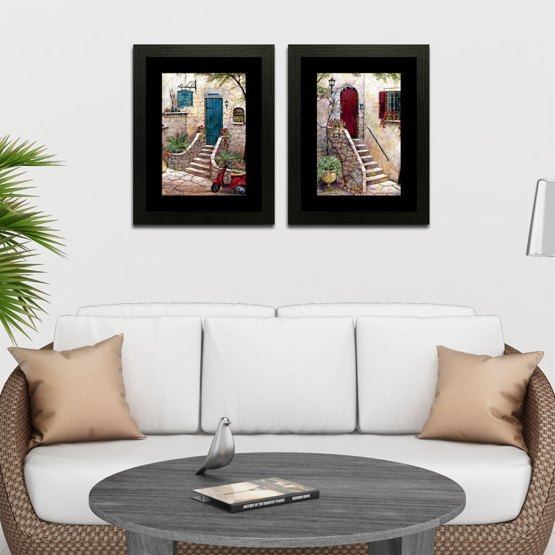 Set of 2 Vintage Doorway Wall Frames – Rustic Entryways