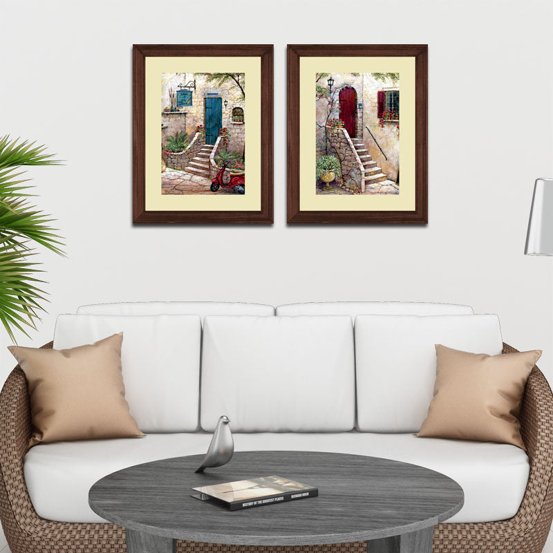Set of 2 Vintage Doorway Wall Frames – Rustic Entryways