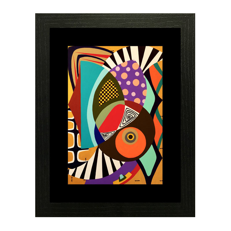 Set of 2 Artistic Pulse Wall Frames – Bold Graphic Abstracts
