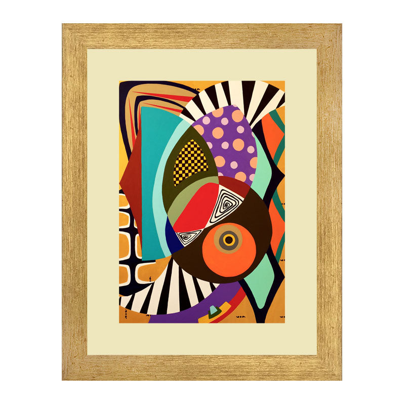 Set of 2 Artistic Pulse Wall Frames – Bold Graphic Abstracts