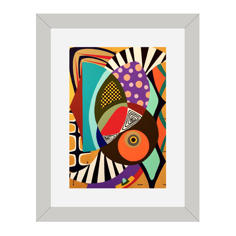 Set of 2 Artistic Pulse Wall Frames – Bold Graphic Abstracts