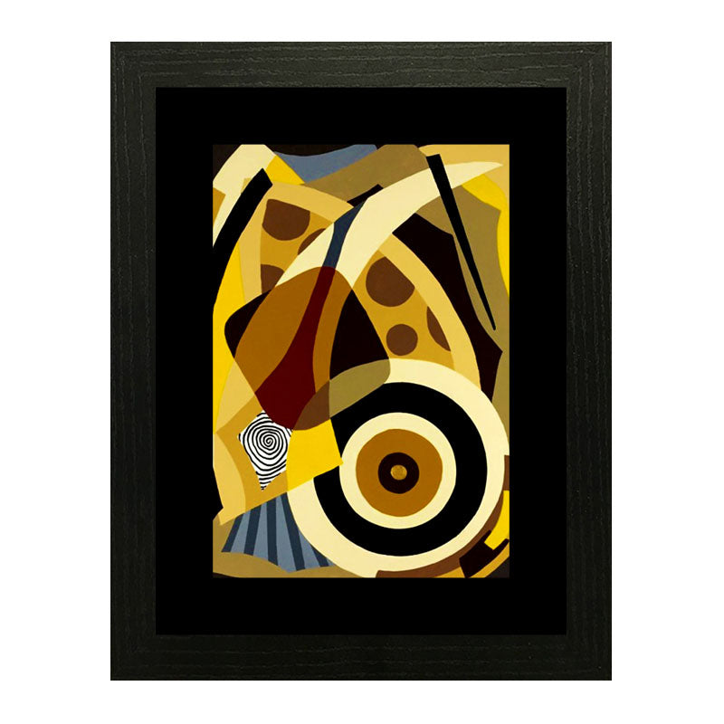 Set of 2 Artistic Pulse Wall Frames – Bold Graphic Abstracts
