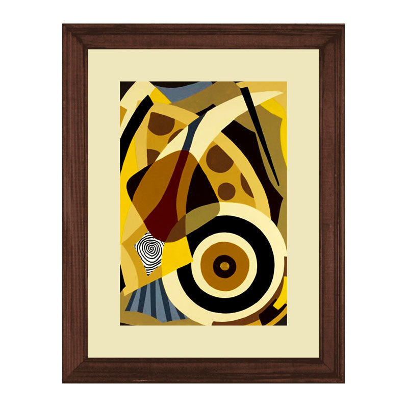 Set of 2 Artistic Pulse Wall Frames – Bold Graphic Abstracts