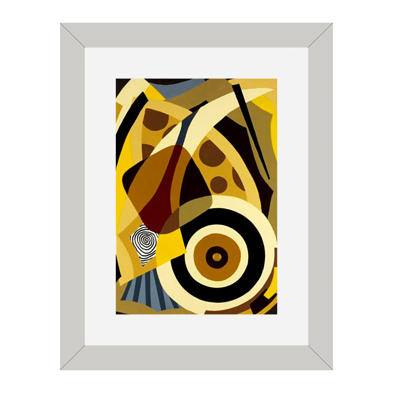Set of 2 Artistic Pulse Wall Frames – Bold Graphic Abstracts