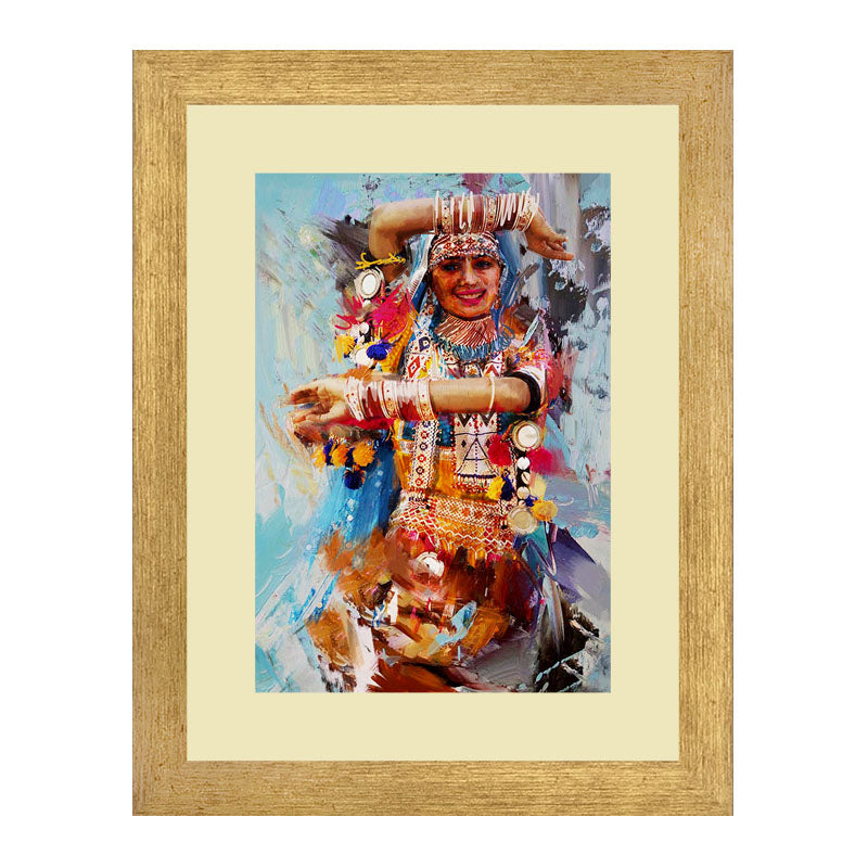 2 Piece Festival Spirit Wall Frames – Traditional Indian Celebration Art