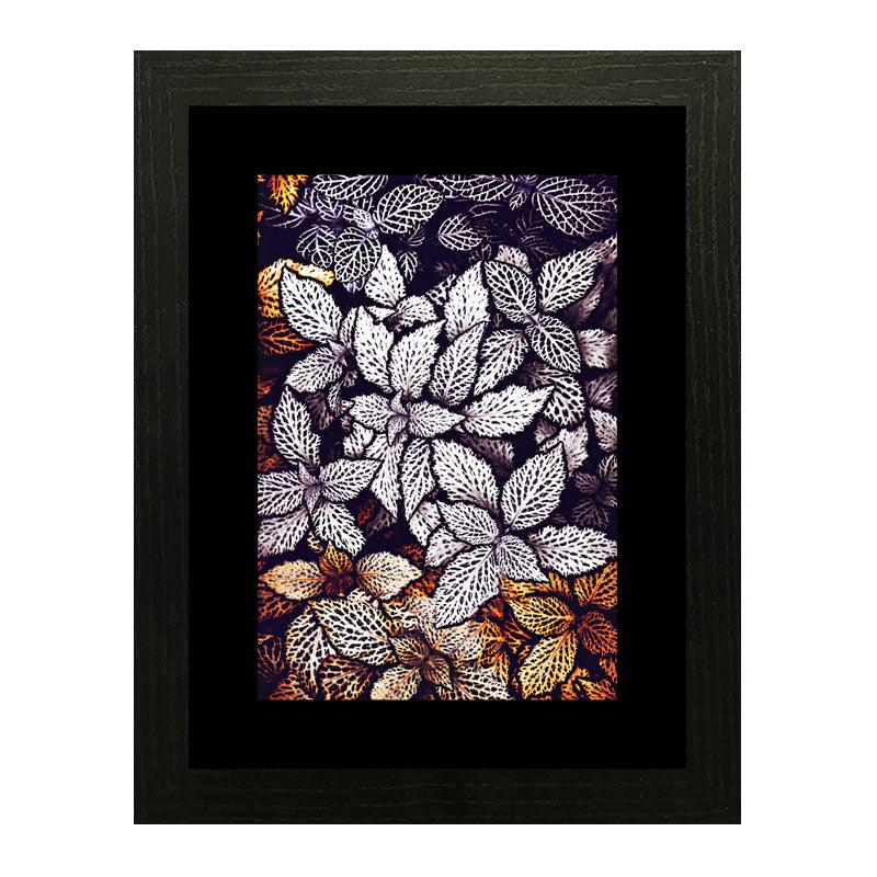 Set of 2 Forest Leaf Wall Frames – Patterned Foliage Prints