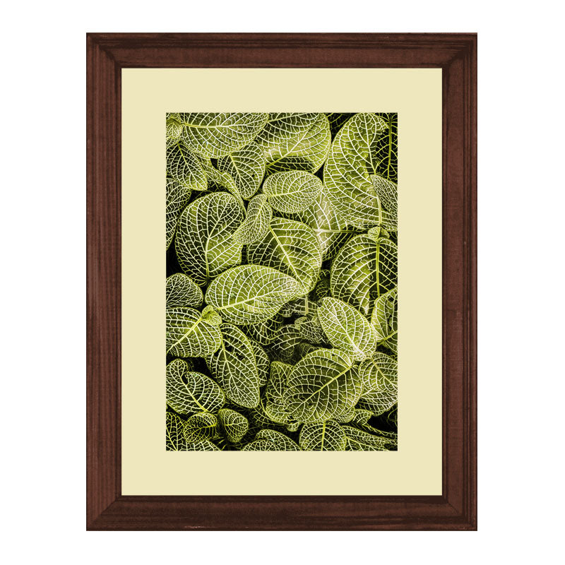 Set of 2 Forest Leaf Wall Frames – Patterned Foliage Prints