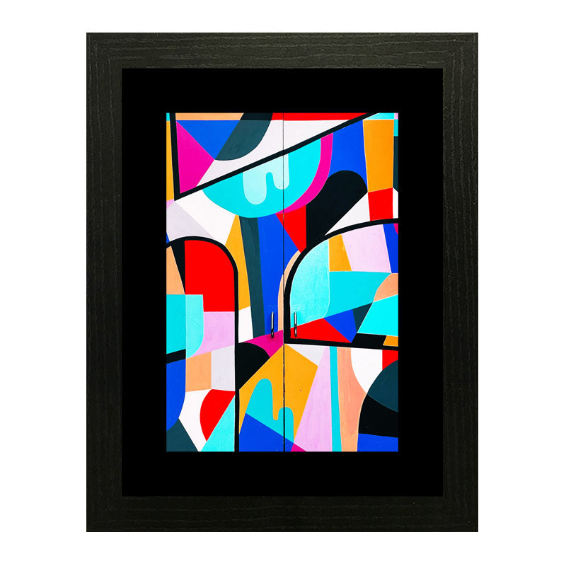 2 Piece Artistic Movement Wall Frames – Bold Abstract Geometry