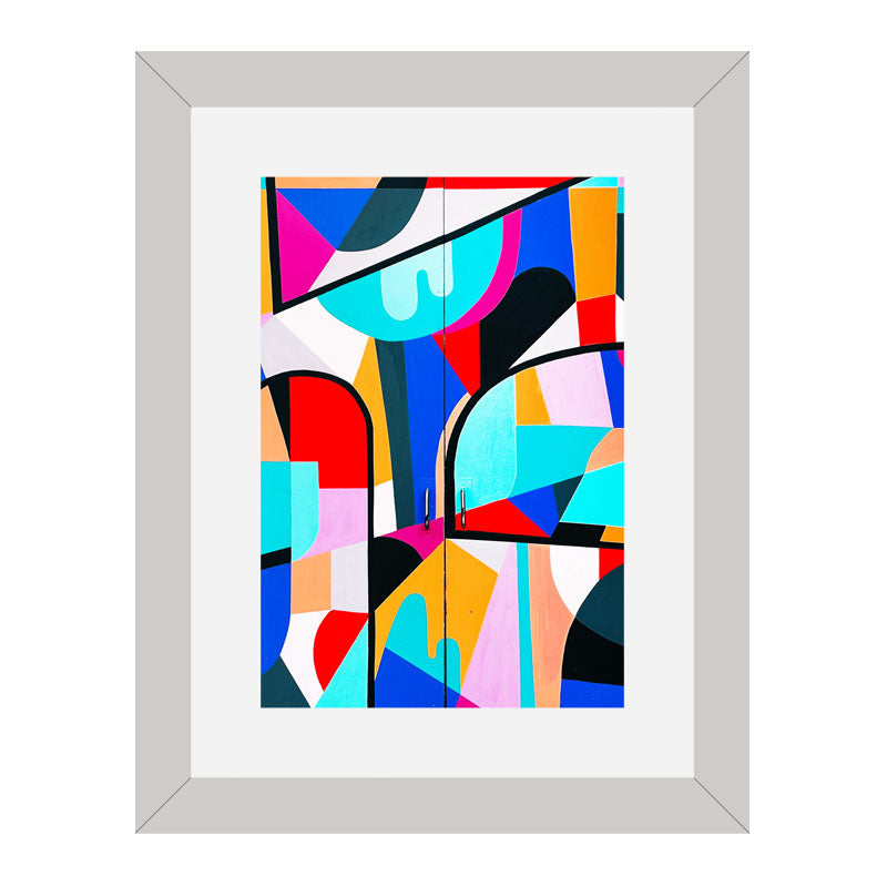 2 Piece Artistic Movement Wall Frames – Bold Abstract Geometry