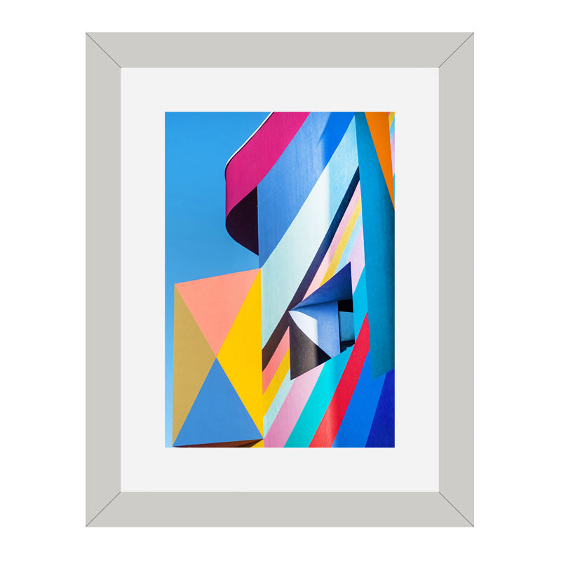 Set of 2 Color Surge Wall Frames – Bright Artistic Geometry