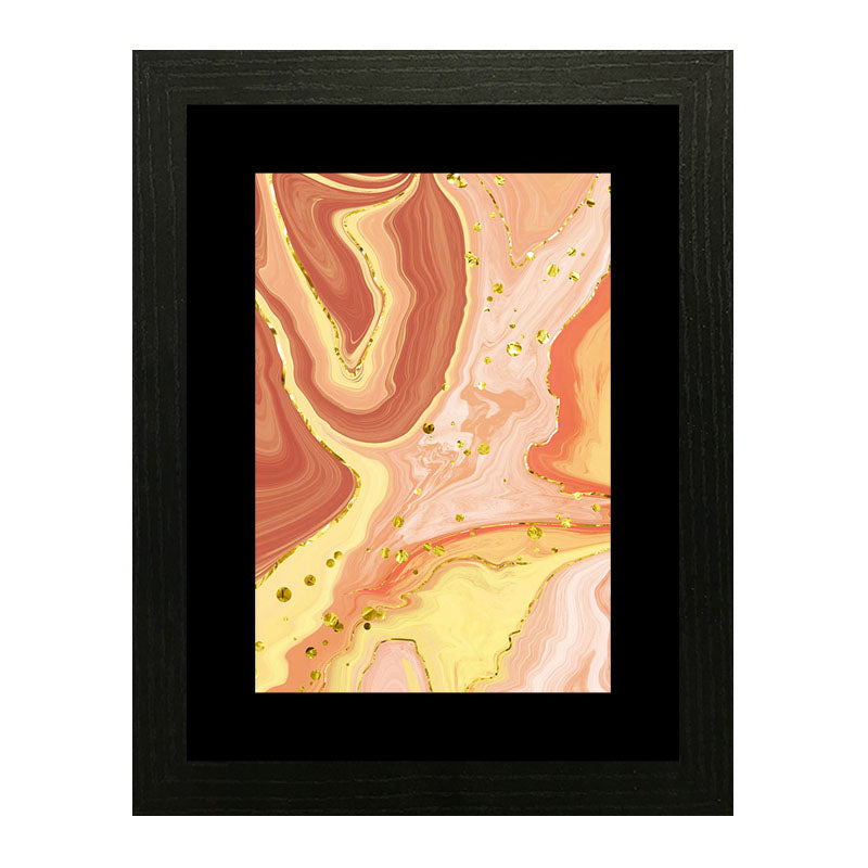 Set of 2 Nature Patterns Wall Frames – Earthy Leaves & Swirls